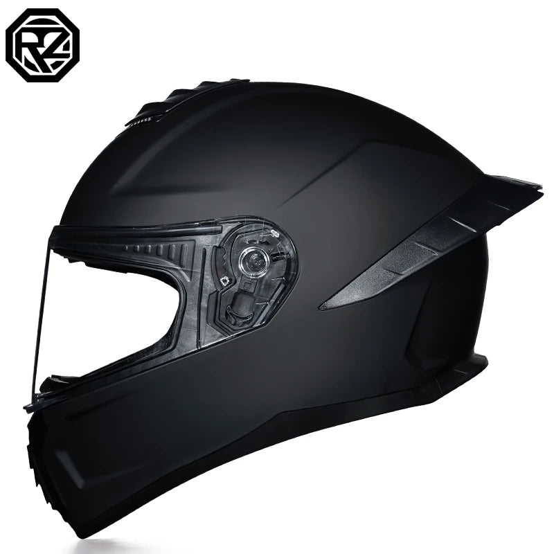 Virtue Motorcycle Helmet Men and Women Summer DOT Anti-fog ECE Helmet Full Cover Four Seasons Universal Winter Warm Personality