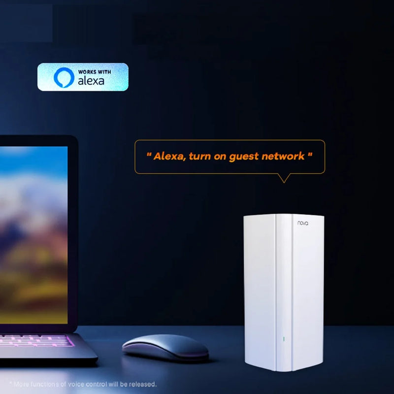 រ៉ោតទ័រវ៉ាយហ្វាយ AX3000 WI-FI 6 Mesh WiFi Router Tenda EX/MX12 WIFI6 Mesh System Router 2.4G 5Ghz 3000mbps Full Gigabit Mesh Signal WiFi Repeater