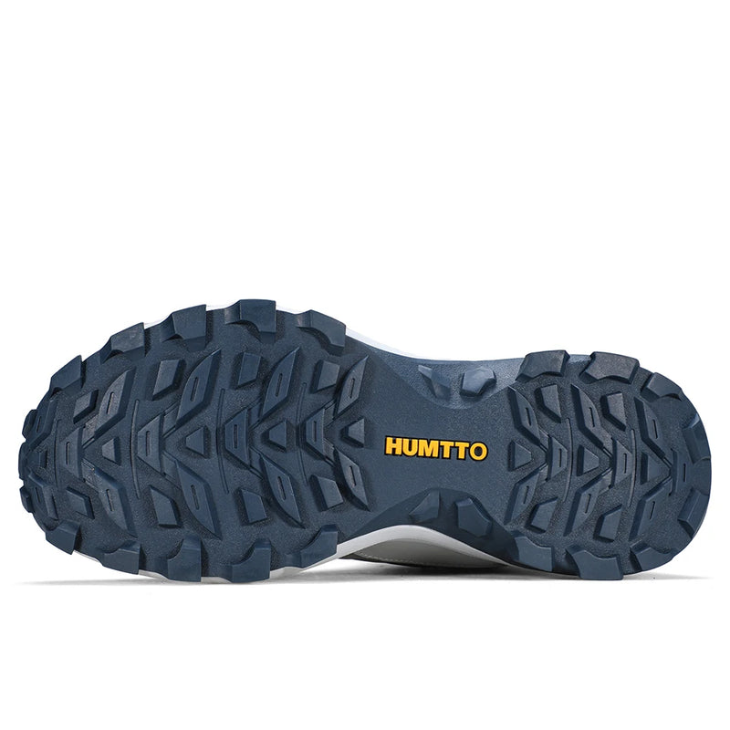 HUMTTO Winter Keep Warm Hiking Shoes for Men's High Top Outdoor Anti Slip Wear-resistant Sports Shoes Lightweight Trekking Boots