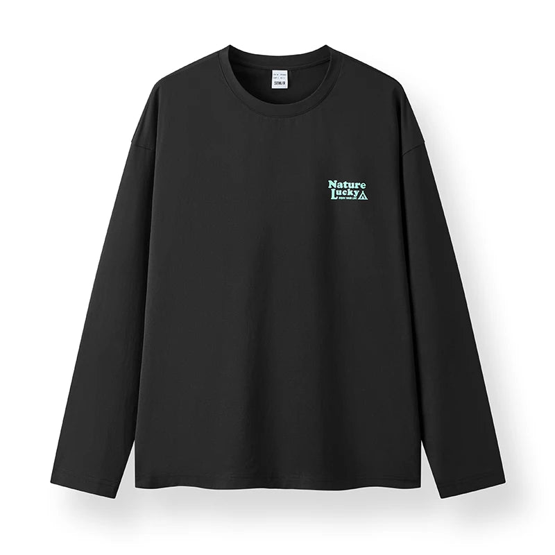 Semir Quick Dry Tshirt Men 2026 Spring Pattern Crew Neck Slightly Loose Letter Print Casual Versatile Basic Inner Layer Top