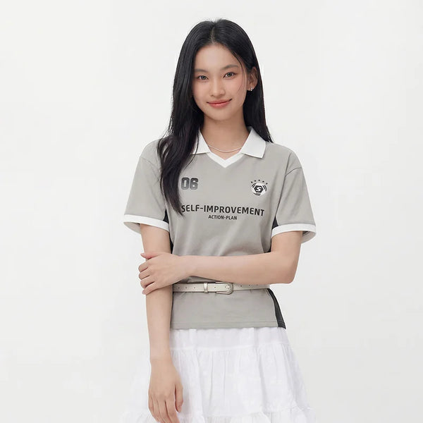 អាវស្ត្រី Semir ឆ្នាំ ២០២៦ រចនាបថអាមេរិកាំងបោះពុម្ពអក្សរដេរប៉ាក់រលុងកអាវម៉ូដធម្មតាទន់មានផាសុកភាពខ្យល់ចេញចូល