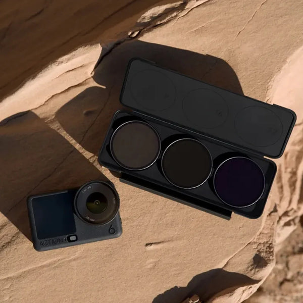 DJI Osmo Action 6 ND Filter Set Includes ND8, ND16, and ND32 filters and an ND Filter Case Original Accessories in Stock
