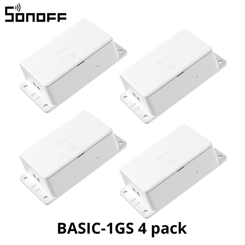 SONOFF BASIC-1GS Matter Over WiFi Smart Switch Basic Gen5 Matter Protocol Large Touch Surface Reliable Work With Apple Ecosystem