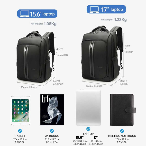 Tigernu Backpacks For Men Bags For Business Backpack 15.6 17inch Laptop Backpacks Male Travel Backpack Bags Schoolbags Knapsack