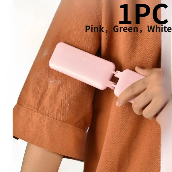 1pc Portable Foldable Double-Sided Lint Remover Brush, Cleaning Brush for Clothes, for Home Sofa and Bedroom Clothing Care Tool