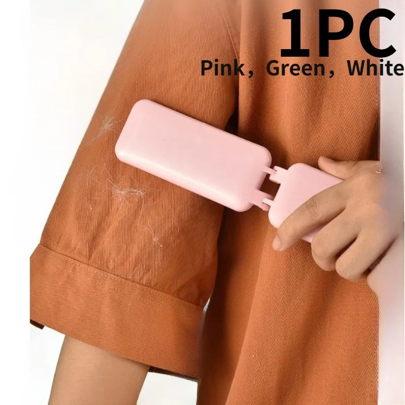 1pc Portable Foldable Double-Sided Lint Remover Brush, Cleaning Brush for Clothes, for Home Sofa and Bedroom Clothing Care Tool