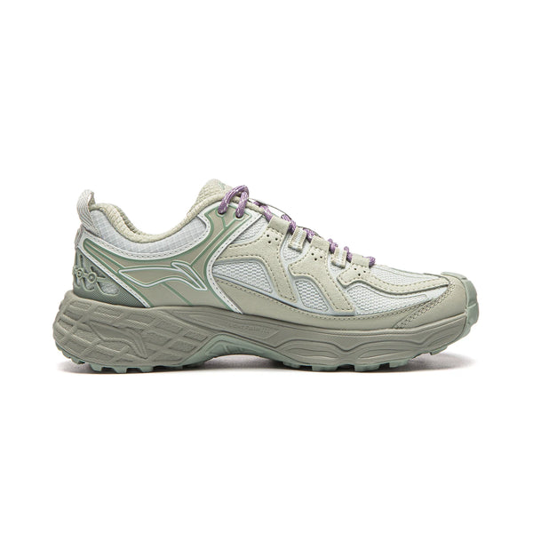 ស្បែកជើងឡើងភ្នំក្រៅផ្ទះ CLY SHADE សម្រាប់នារី Li-Ning ធ្វើពីស្នោស្រាល ឆ្លុះបញ្ចាំងពន្លឺ ស្បែកជើងកីឡា Rebound ការពារការរអិល AHTW030