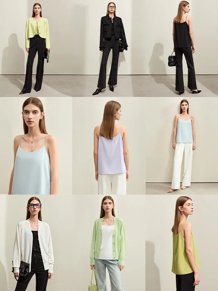អាវក្រៅ AMII Minimalism សម្រាប់ស្ត្រី រដូវស្លឹកឈើជ្រុះឆ្នាំ ២០២៥ ថ្មីសម្រាប់ធ្វើដំណើរទៅធ្វើការ ត្រង់ និងរឹង អាវក្រៅ Chiffon សម្រាប់ស្ត្រី មានផាសុកភាព 12411011