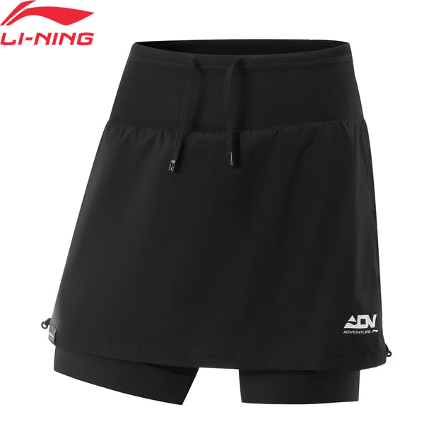 សំពត់ខ្លីរត់សម្រាប់នារី Li-Ning ធ្វើពីប៉ូលីអាមីត 100% ការពារខ្យល់ ខ្យល់ចេញចូលបាន ស្ងួតលឿន សំពត់កីឡា LiNing ASKV262