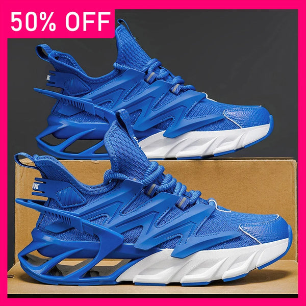 Men Sneakers New Thick Soles Rebound Shock Absorption Comfort Versatile Sneakers Teenagers Road Jogging Fitness Shoes for Men