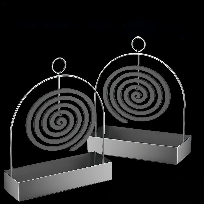 2pcs Mosquito Coil Stand,Metal Material,Suitable for Hanging Mosquito Coils or Sandalwood Incense,Household and outdoor use.