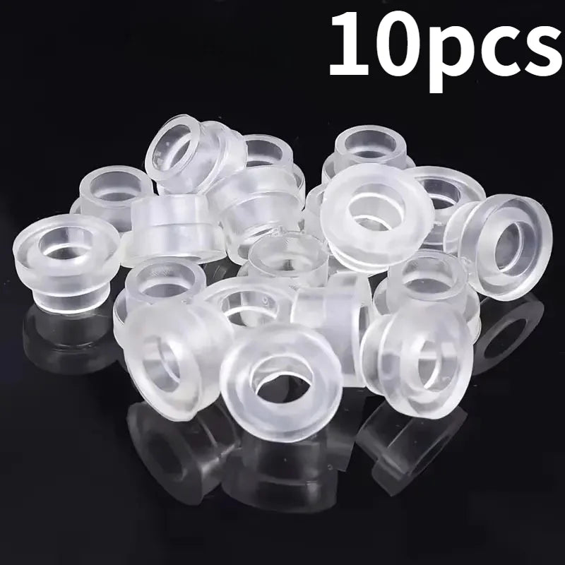 5/10pcs Universal Silicone Faucet Seal Washers with Locking Clamp.Leak-Proof Waterproof Gasket for Home Plumbing, Faucets.