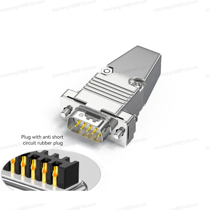 DB9 Adapter Connector Core RS232 Serial COM Plug Connectors Hole/pin DB15 Female Male Port Socket D Sub DP9 Plastic Case