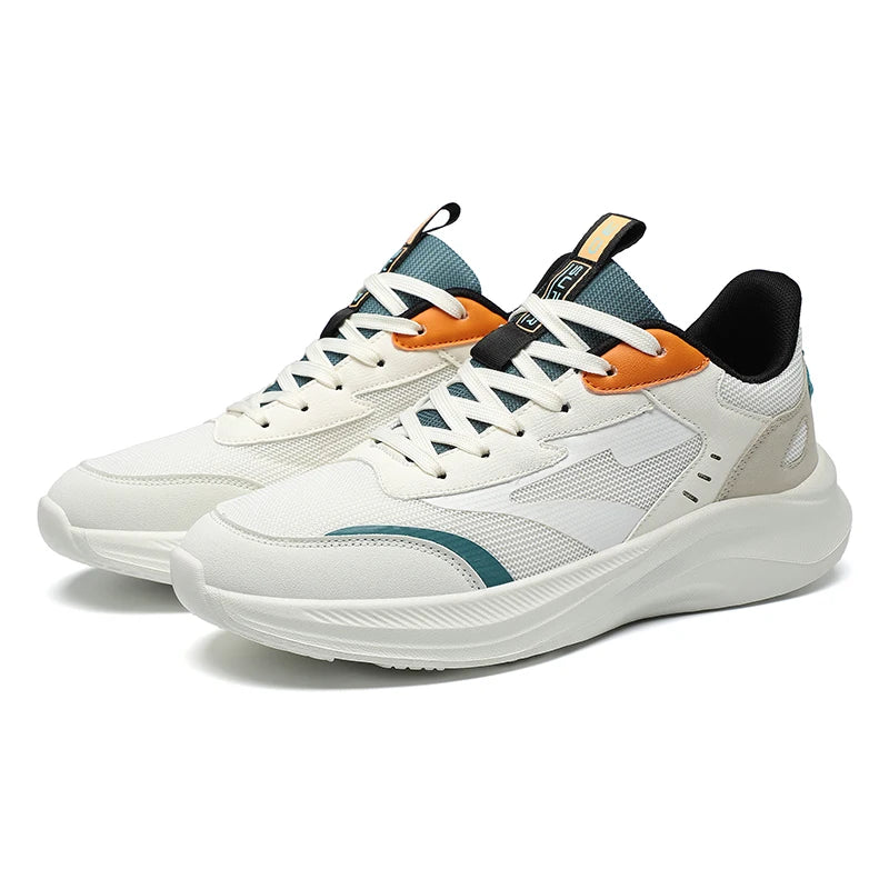 Men Sports Shoes Trendy Mesh Lightweight Rebound Soft Sole City Jogging Tennis Shoes New Durable Non Slip Sports Shoes for Men
