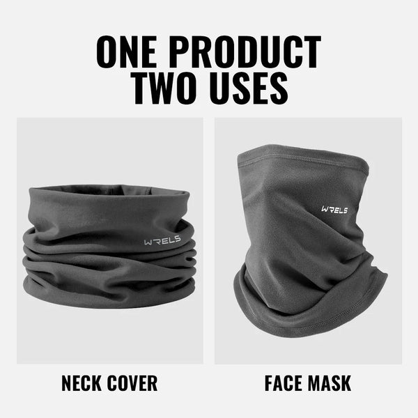 WRELS Winter Neck Gaiter Neck Warmer Cover Ski Gaiters for Men Women Fleece Thick Windproof Ski Mask Scarf Breathable Face Mask