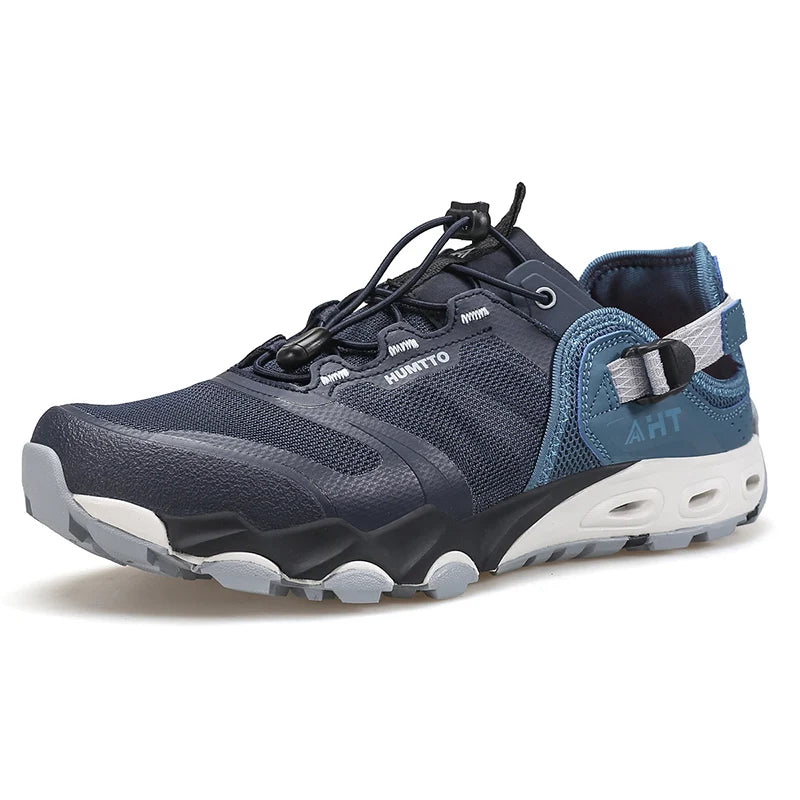HUMTTO Summer Wading Hiking Shoes for Men Outdoor Man Sneakers Breathable Quick Drying Sports Trekking Beach Barefoot Mens Shoes