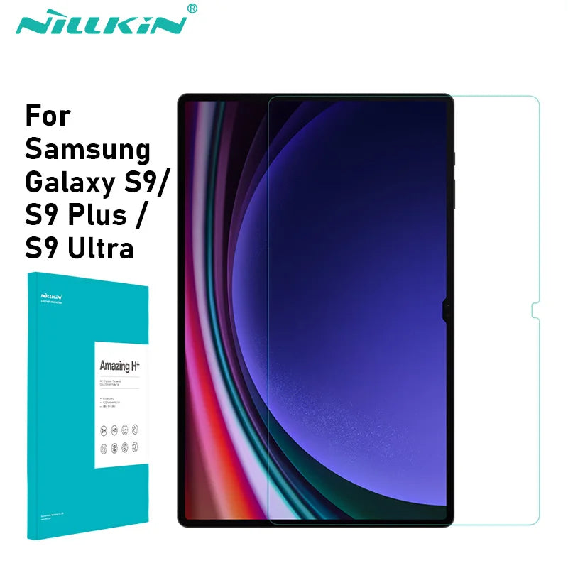 NILLKIN For Samsung Galaxy S10 Ultra HD Tempered Glass For Tab S9 Ultra / S9+ Handwriting Anti-fingerprint Explosion-proof Glass