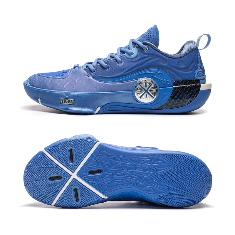 ស្បែកជើងបាល់បោះអាជីព Li-Ning សម្រាប់បុរស WAY OF WADE 12 SUPER BOOM ធ្វើពីសរសៃកាបូន LiNing សម្រាប់ការប្រកួត ABAV085