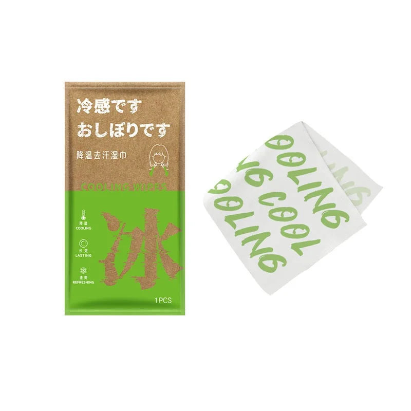 Cooling Ice Towel Essential Refreshing Anti-Bite Small Towel for Outdoor Sports in Summer Sweat-Proof Portable Wet Wipes