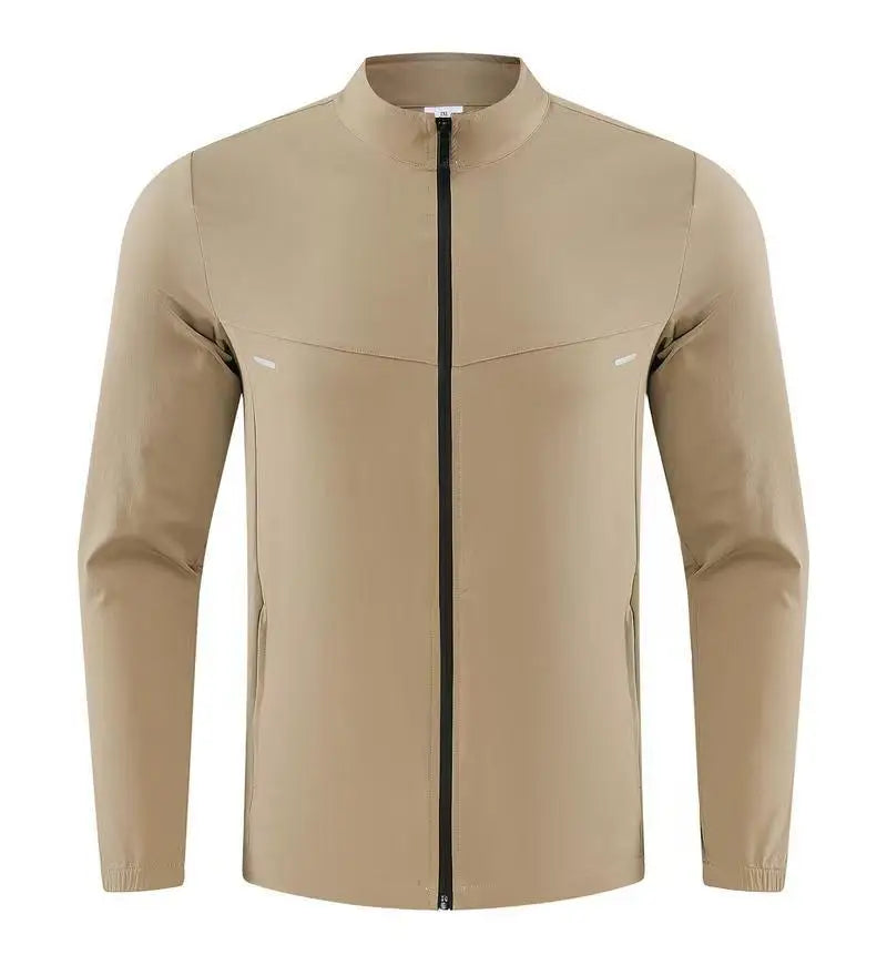 New men's and women's sports jacke Spring and Autumn quick-drying breathable outdoor running  fitness and elastic casual top