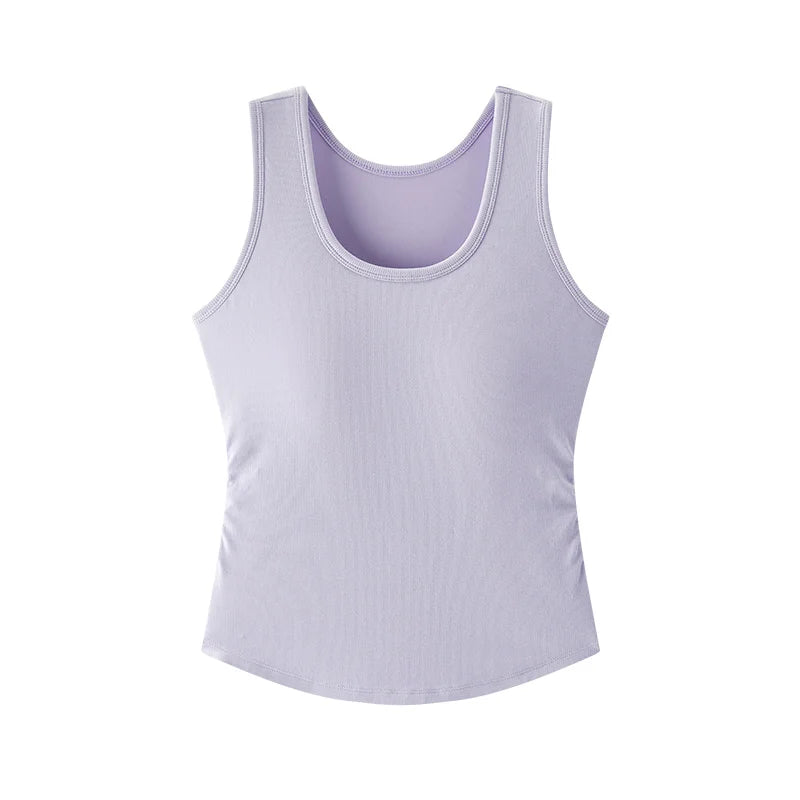 Semir Womens Tank Top 2026 Cool Feeling Slim U Neck With Padded Slim Fit Basic Casual Soft