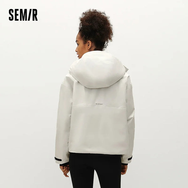 Semir Women Down Jacket Thermal Warmth 90 Percent Down Fill Outdoor Shell Style 2026 Winter Cold Weather Everyday Style