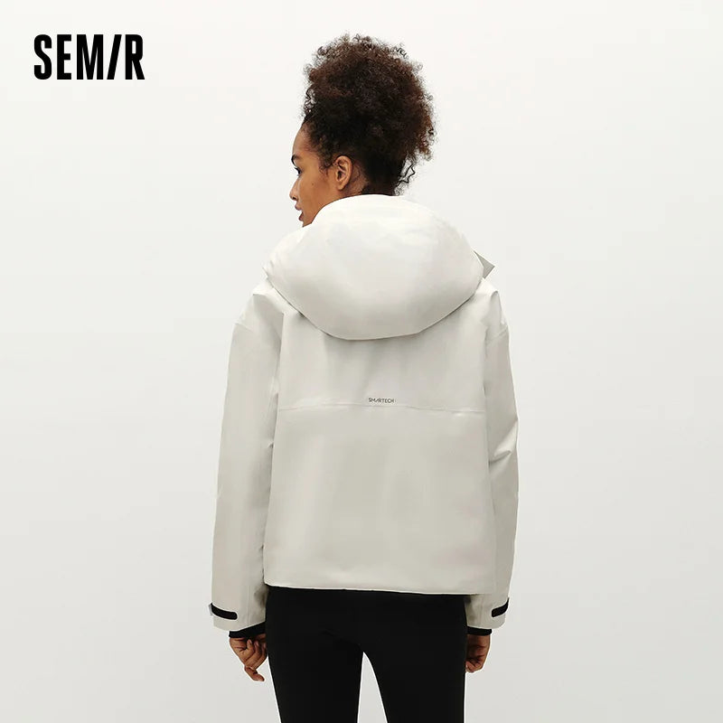 Semir Women Down Jacket Thermal Warmth 90 Percent Down Fill Outdoor Shell Style 2026 Winter Cold Weather Everyday Style