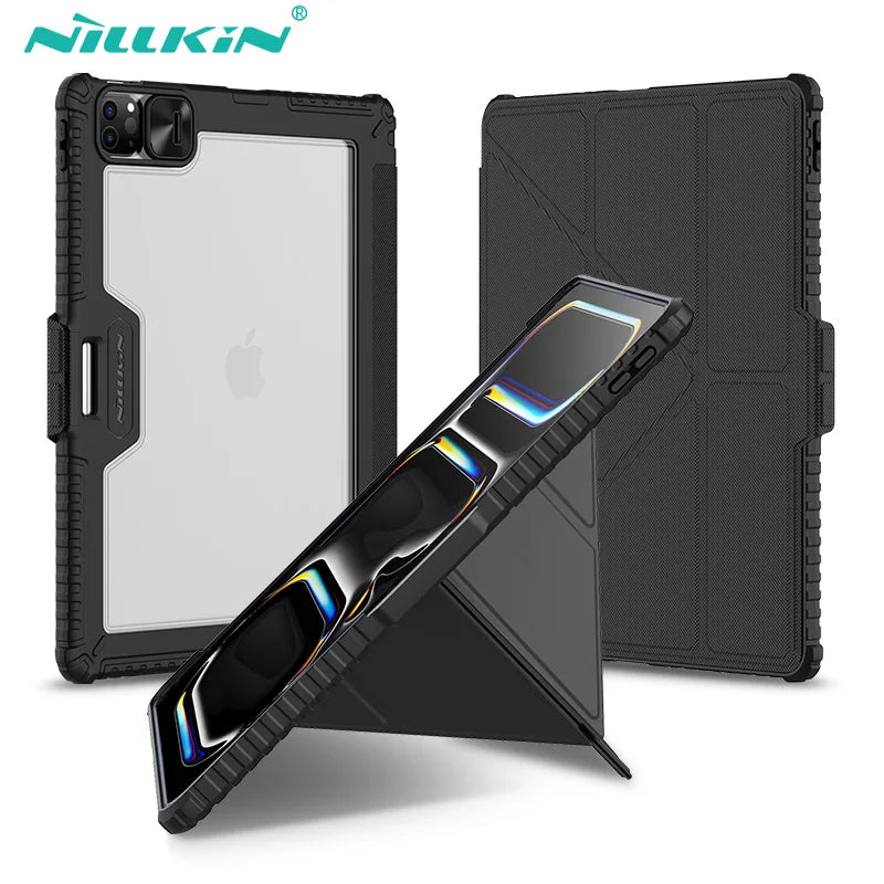 Nillkin for iPad Pro 13 inch Case for iPad Pro 11 2024 Cover for iPad Air 13 2025 Multi-angle Folding Lens Protection for Air 11