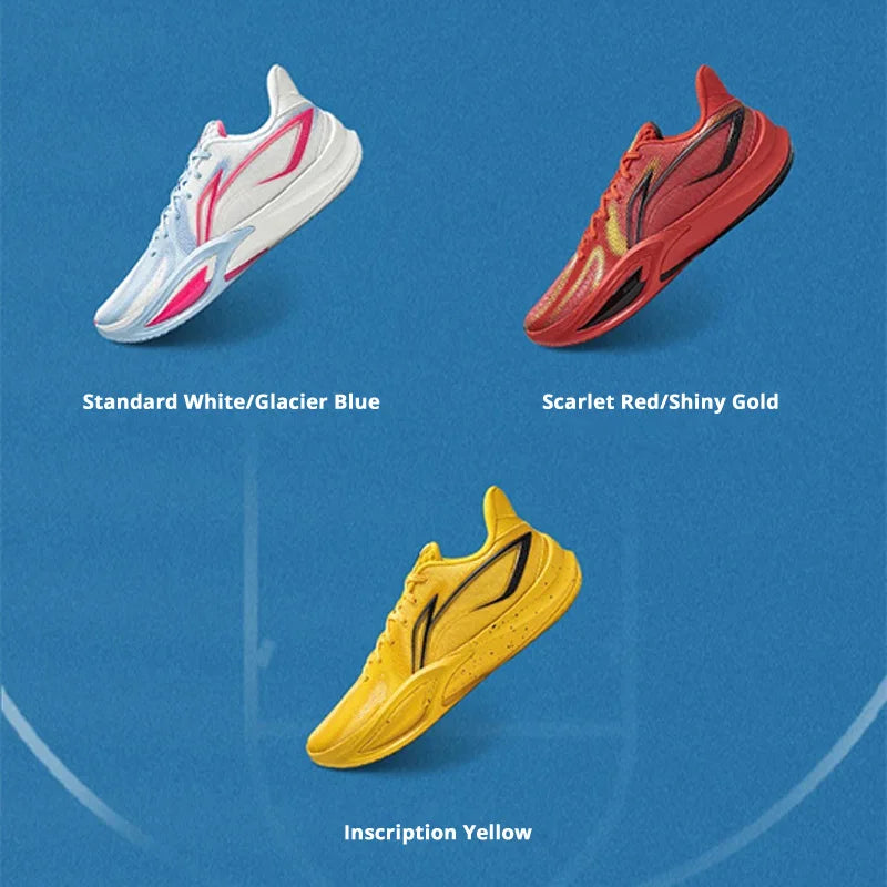 ស្បែកជើងបាល់បោះបុរស Li-Ning SHINING 3 Professional BOOM Cushion ទម្ងន់ស្រាល មានខ្យល់ចេញចូលបានល្អ ស្បែកជើងកីឡាប្រកួតប្រជែង LiNing ABAW007