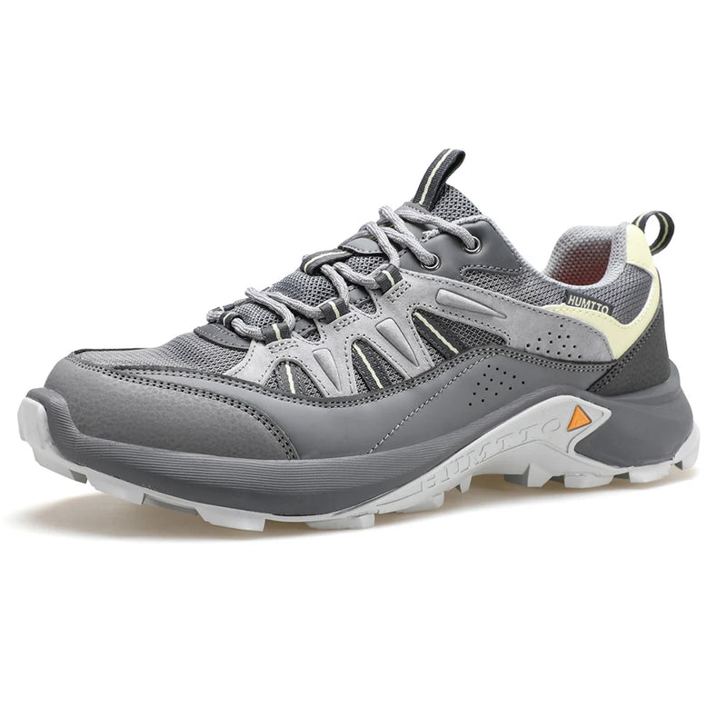 HUMTTO Shoes for Men Winter Climbing Shoes Outdoor High Quality Designer Walking Man Sneakers Non-slip Leather Mens Hiking Boots