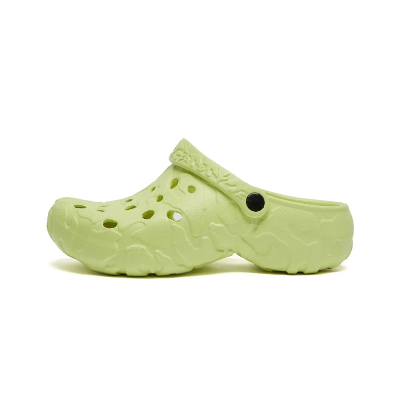 Plus Big Size 46 47 Summer Rubber Sandals Men Clogs Garden Shoes Zuecos Hombre Cholas Man Clog Beach Shoes Wide Foot