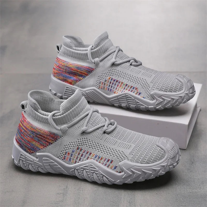 Men's mesh casual sneakers new summer soft-sole anti-slip outdoor running shoes fashion breathable lightweight speed sports shoe