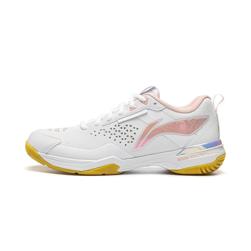 ស្បែកជើងវាយសី Li-Ning Unisex BLADE MAX BOOM ទន់ស្រួល មានខ្យល់ចេញចូលបានល្អ ស្បែកជើងប្រកួតប្រជែង LiNing AYAU003