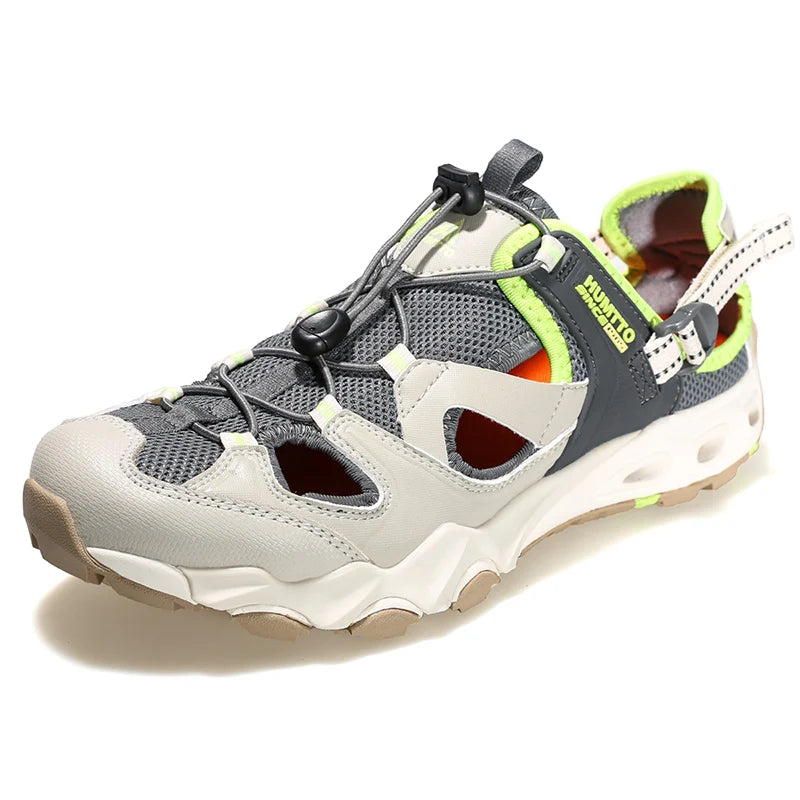 HUMTTO Hiking Shoes Breathable Summer Beach Water Sneakers Men 2022 Trekking Outdoor Casual Shoes Mens Sports Sandals for Man