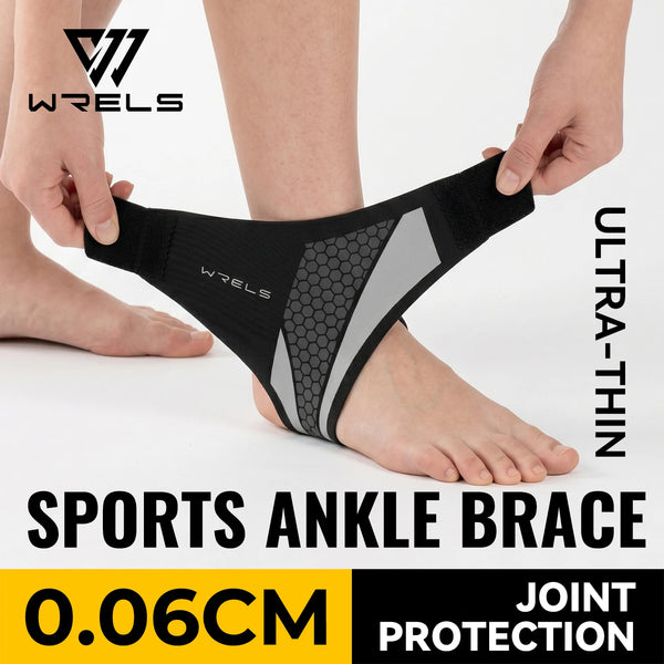 WRELS Ankle Brace Plantar Fasciitis Pain Relief Compression Sleeve Slim Fit Breathable Achilles Tendon Sports Ankle Support