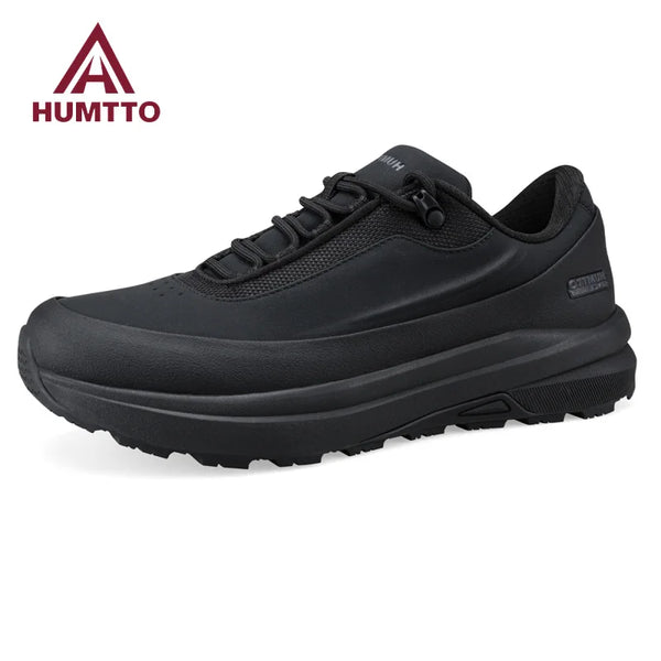 HUMTTO Men's Winter Outdoor Hiking Shoes Non-slip Breathable Sneakers for Men Luxury Designer Water-resistant Trekking Boots Man