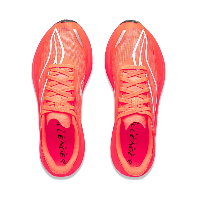 ស្បែកជើងរត់ប្រណាំង Li-Ning សម្រាប់នារី FEIDIAN 5 CHALLENGER ធ្វើពីកាបូន-ហ្វាយប័រ បន្ទះ BOOM Cushion LiNing Professional Sneakers ARMV002
