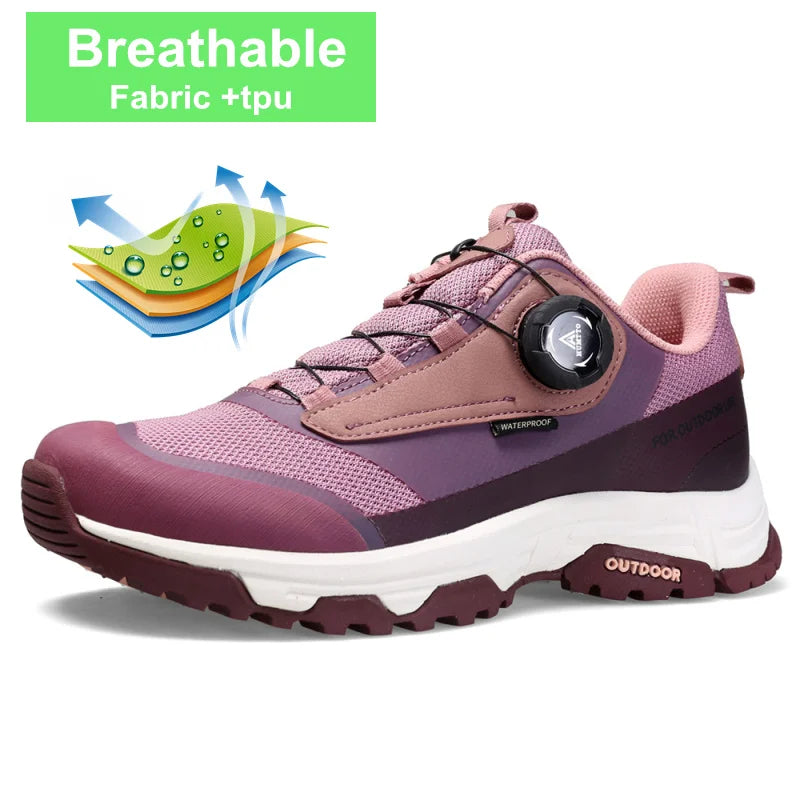 HUMTTO Waterproof Hiking Shoes for Women 2023 Winter Trekking Woman Sneakers Outdoor Women's Sports Shoe Walking Tactical Boots