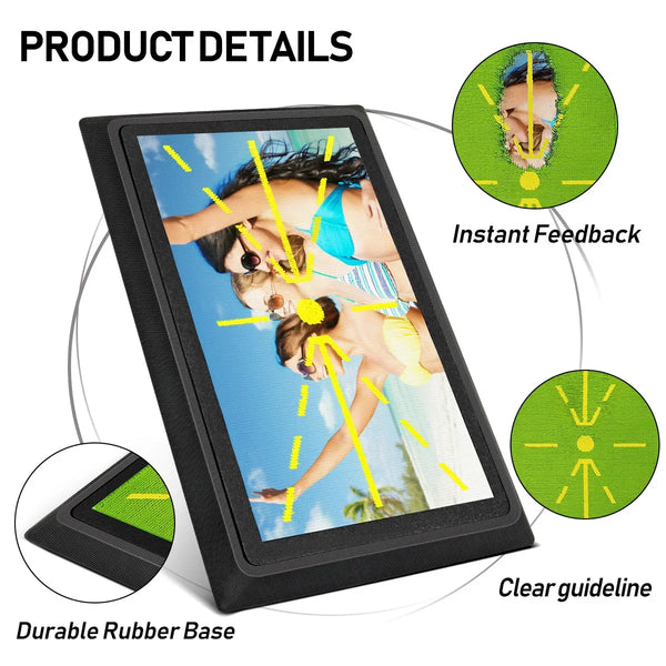 Golf Swing Strike Mat Records Trajectory Direction Detection Pad Indoor Pearl Scale Beauty Pattern PM130-A