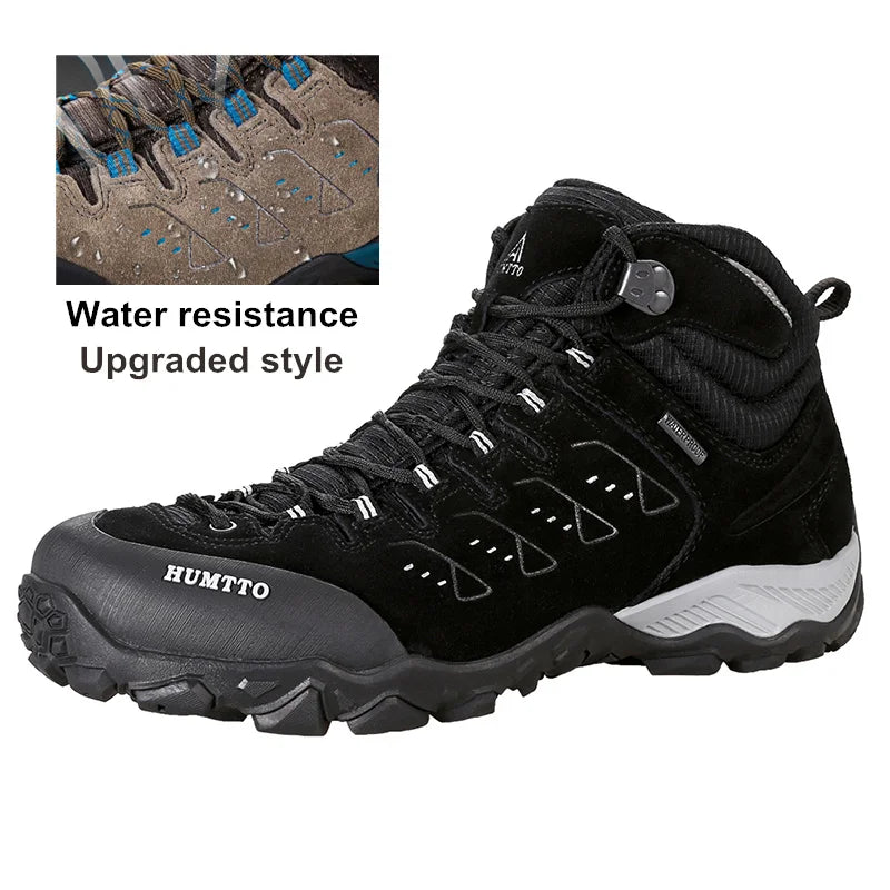 HUMTTO Winter Sports Trekking Shoes for Men 2022 Waterproof Hiking Boots Luxury Designer Outdoor Climbing Hunting Mens Sneakers