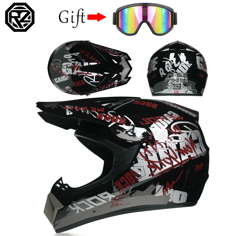Children and adolescents professional full coverage motorcycle off-road race helmet bike AM DH helmet capacity motocross casso