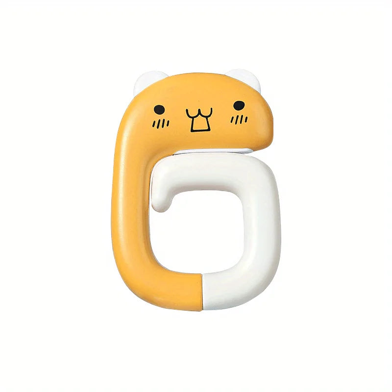 1pc Travel Portable Cute Handbag Hook, Securely Hangs On Any Desktop, Plastic Design with Stretchable Handle, Fashionable Style