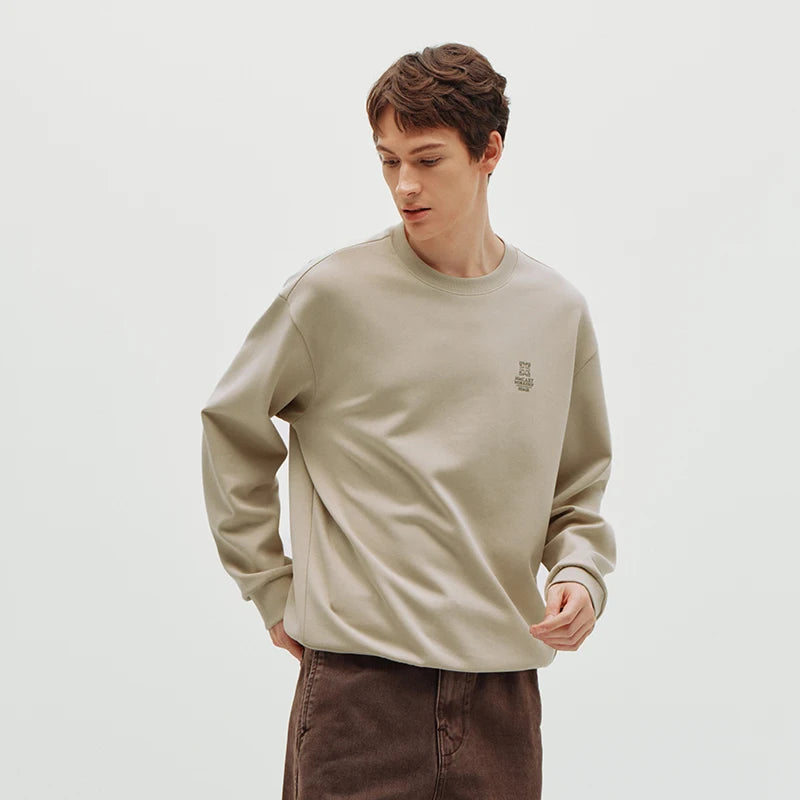 Semir Soft Hoodie Men 2026 Spring Crew Neck Couple Style Casual Fashion Comfortable Versatile Daily Wear Pullover Top