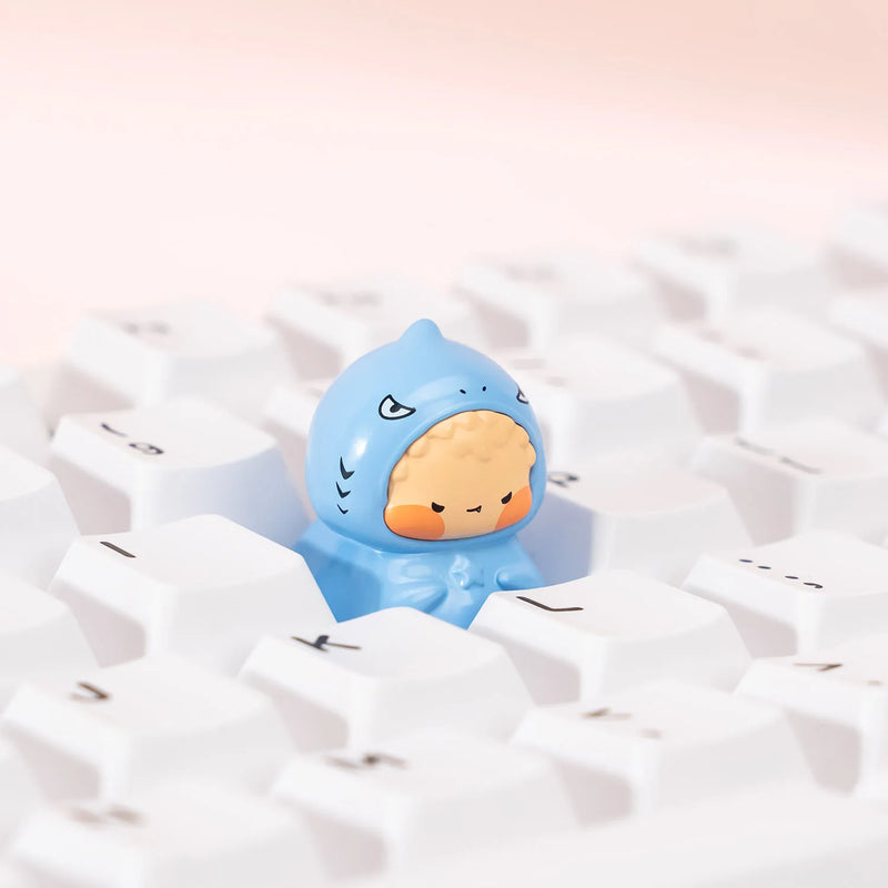 Akko Animal Artisan 3D Keycap & Switch Tester with Clicky Creamy Cyan Switch MX Mechanical Keyboard DIY Kawaii Desk Accessories