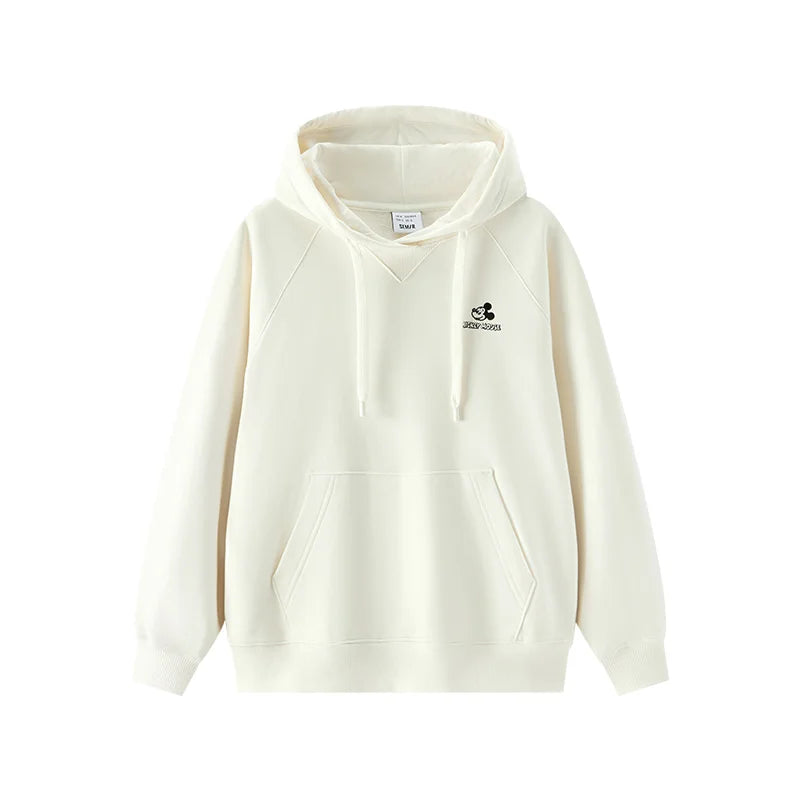 Semir Slouchy Hoodie Women Spring Loose Raglan Sleeve Hooded Embroidered Fun Style Casual Comfortable Daily Wear Top