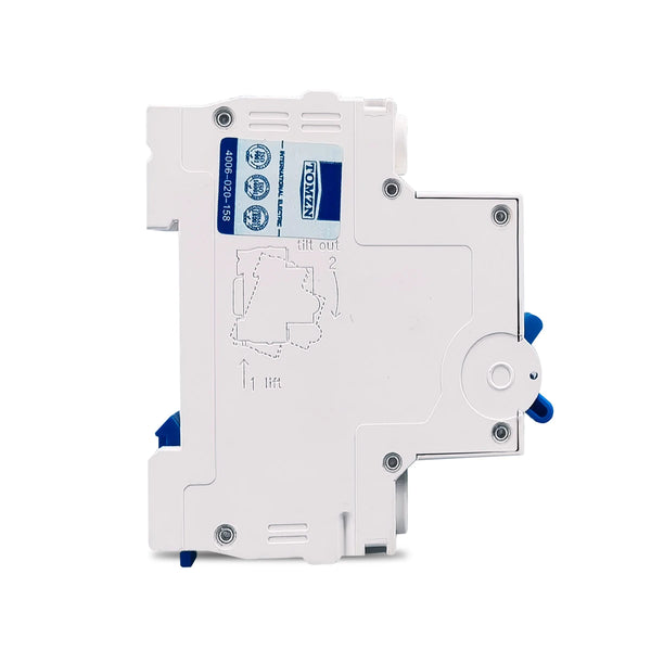 TOMZN TOB1-63H 1P+1P 2P+2P 230V AC 1-63A MTS Dual Power Manual Transfer Switch Circuit breaker MCB 50/60Hz Changeover Interlock