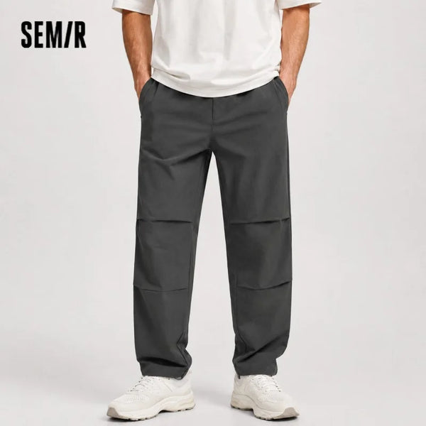ខោបុរស Semir Stretch 2026 ត្រជាក់ ស្ងួត សម្លៀកបំពាក់ធ្វើការ ឆ័ត្រយោង ត្រង់ រចនាប័ទ្មទីក្រុង ធម្មតា ប្រចាំថ្ងៃ ទន់ មានផាសុកភាព