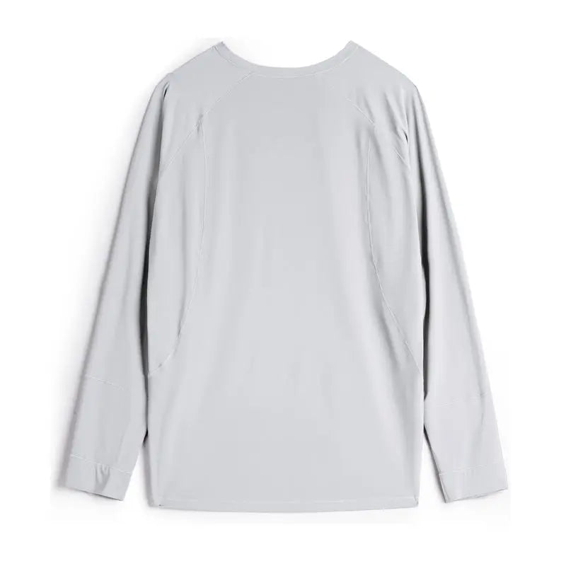 អាវយឺតកីឡា Maden សម្រាប់បុរស Amekaji Raglan Sleeve ស្ងួតរហ័ស ការពារកម្តៅថ្ងៃ ពណ៌រឹង ដៃវែង ត្រជាក់ ប៉ះបាត អាវយឺតរដូវផ្ការីក