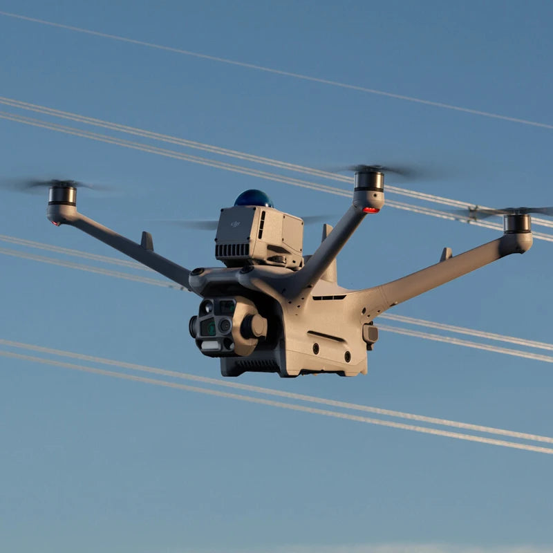 DJI Matrice 4 Obstacle Sensing Module combines rotating LiDAR and millimeter-wave radar technologies