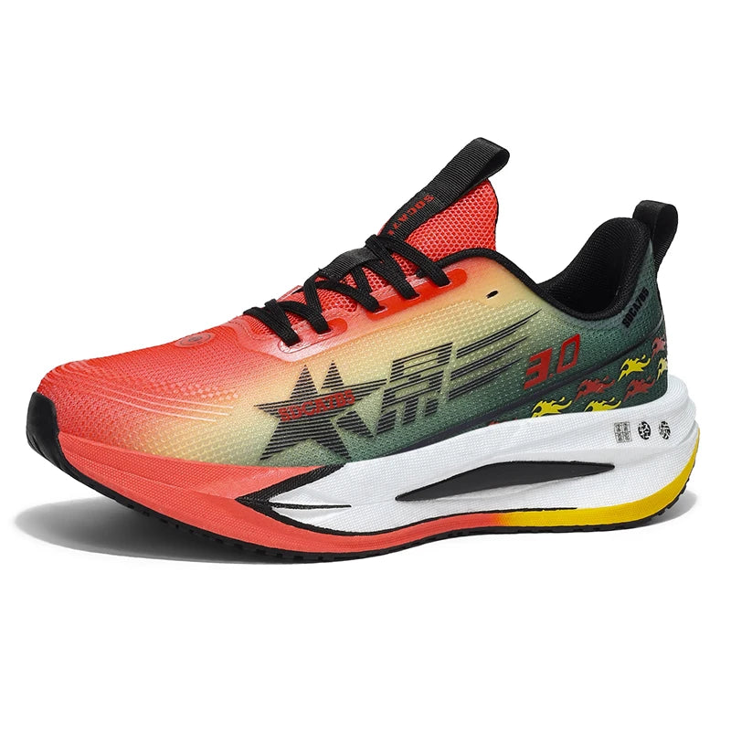 Mens Running Shoes 2025 New Mesh Breathable Daily Sports Trendy Lightweight Tennis Shoes Flat Comfortable Sneakers for Men